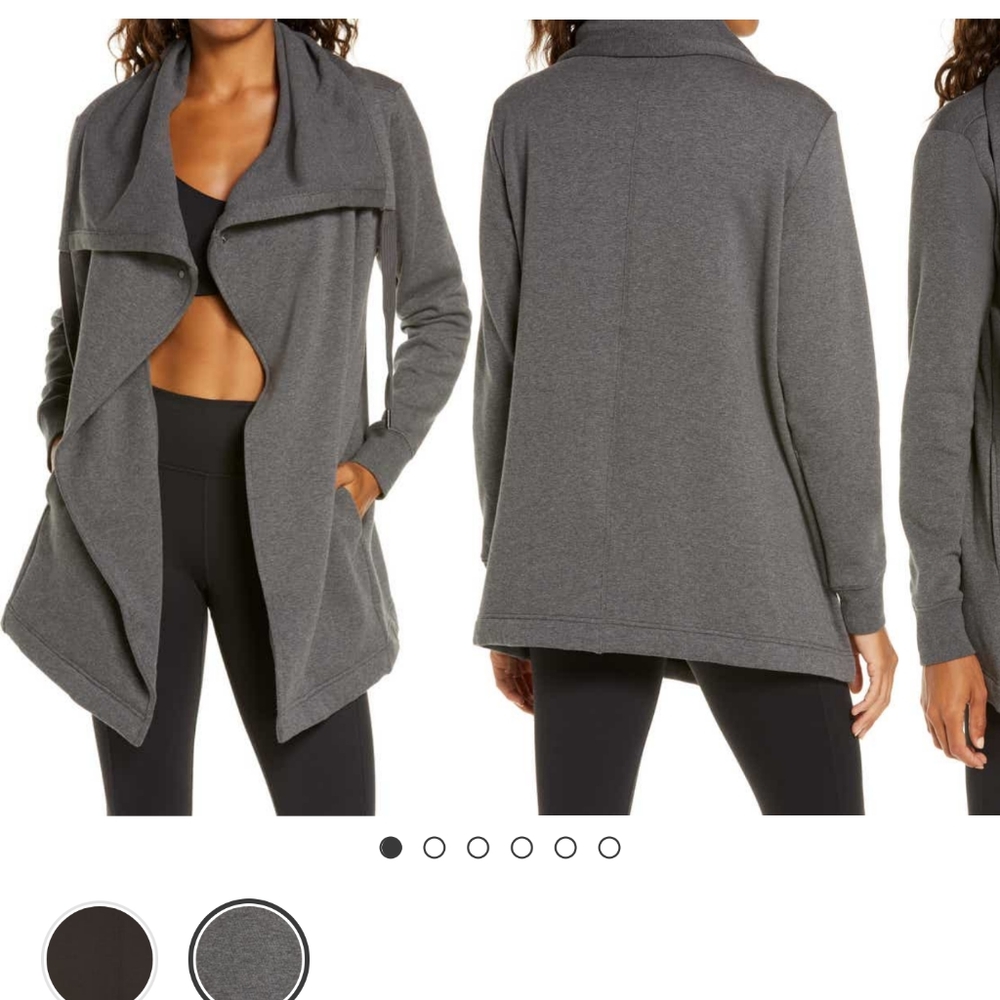 Zella Amazing Cozy Wrap Jacket Size Small